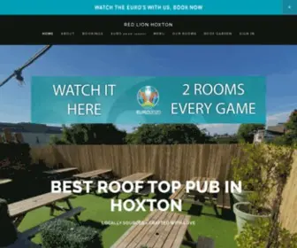 Redlionhoxton.co.uk(Red Lion Hoxton) Screenshot