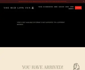 Redlioninn.com(The Red Lion Inn) Screenshot