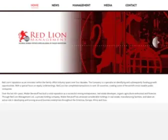 RedlionmGMT.com(Global Family Office Specializing in Value Investing Since 1971) Screenshot