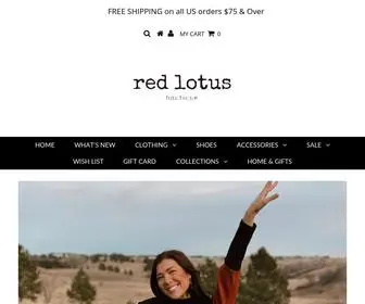 Redlotusboutique.com(Red Lotus Boutique) Screenshot