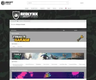 Redlynxtrials.com(RedLynx Trials) Screenshot