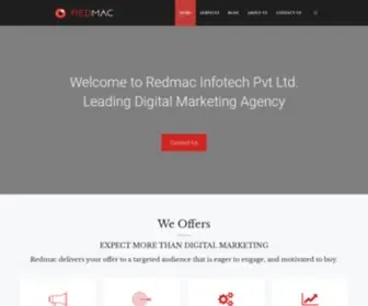Redmac.co.in(Digital Marketing Agency) Screenshot