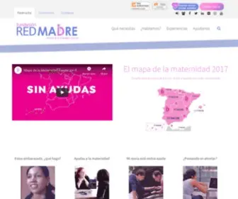 Redmadre.es(Apoyo ante un embarazo imprevisto) Screenshot