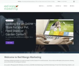 Redmangomarketing.com(Red Mango Marketing & Media) Screenshot