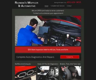 Redmansautomotive.com(Redman's Muffler & Automotive) Screenshot