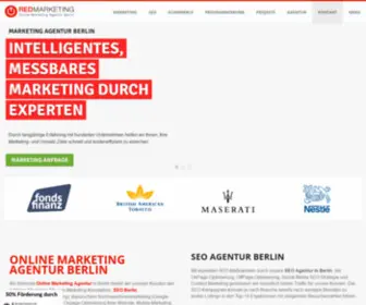 Redmarketing.de(MARKETING & SEO Agentur Berlin) Screenshot