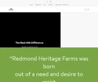 Redmondfarms.com(Natural Products) Screenshot