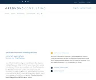 Redmondsearch.com(Recruiters in Transportation Technology) Screenshot