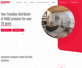 Redmondwilliams.com(Canadian HVAC Supplier) Screenshot