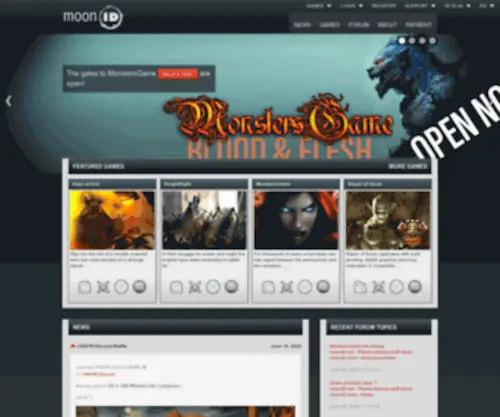 Redmoonstudios.de(MoonID) Screenshot