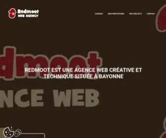 Redmoot.com(Agence web créative et technique à Bayonne) Screenshot