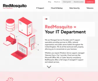 Redmosquito.co.uk(IT Support Glasgow) Screenshot