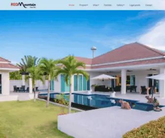 Redmountainhuahin.com(Modern, luxurious tropical villas in Hua Hin, Thailand) Screenshot