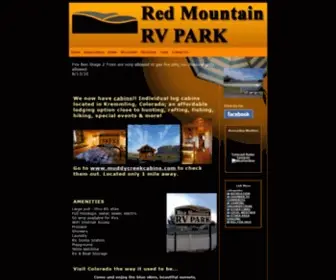 RedmtnrvPark.com(Kremmling, Colorado) Screenshot