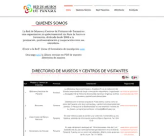 Redmuseospanama.org(Red de museos y centros de visitantes de Panama) Screenshot