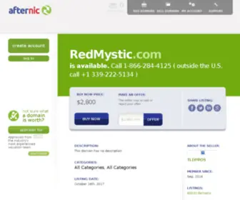 Redmystic.com(Redmystic) Screenshot