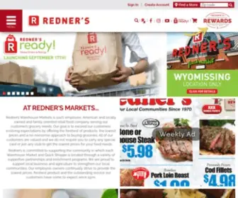 Rednersmarkets.com(Redner's Markets) Screenshot