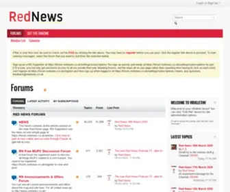 Rednews.co.uk(Red News) Screenshot