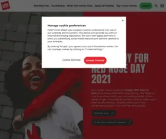 Rednoseday.com(Red Nose Day) Screenshot