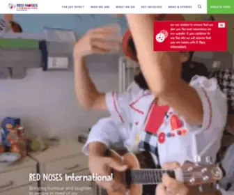 Rednoses.eu(RED NOSES Clowndoctors) Screenshot