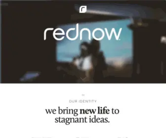 Rednow.com(A thought and experience agency) Screenshot