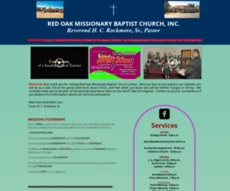 Redoakbaptistchurch-LongView.com(ROBC) Screenshot