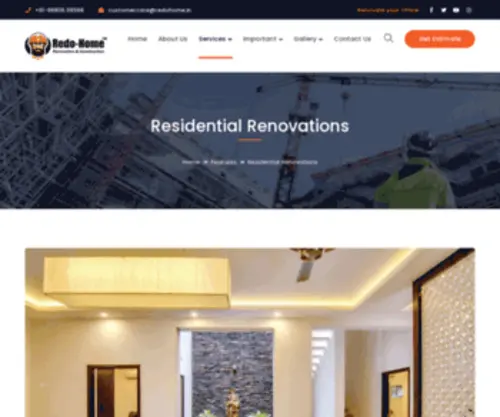 Redobath.in(Residential Renovations) Screenshot