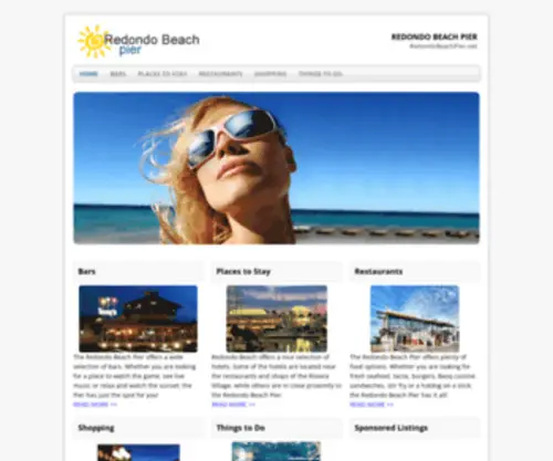 Redondobeachpier.net(The Redondo Beach Pier) Screenshot
