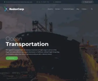 Redoxcorp.com(Shipping & Logistics Limited Company in Nigeria) Screenshot