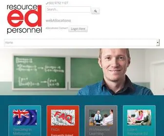 Redp.com.au(Casual Relief Teaching Melbourne) Screenshot