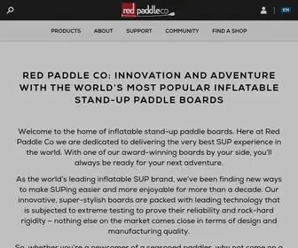Redpaddleco.com(Red Paddle Co's New Home) Screenshot