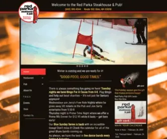 Redparkapub.com(The Red Parka Steakhouse and Pub) Screenshot