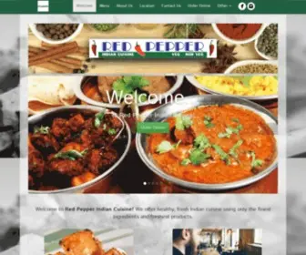 Redpepperindiancuisine.com(Indian Cuisine Scotch Plains) Screenshot