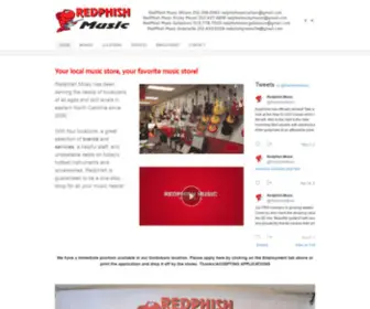 Redphishmusic.com(Redphish Music) Screenshot