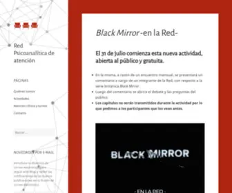Redpsicoanalitica.org(Red) Screenshot