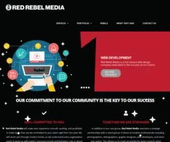Redrebelmedia.net(Red Rebel Media) Screenshot