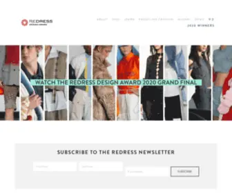 Redressdesignaward.com(Redress Design Award) Screenshot