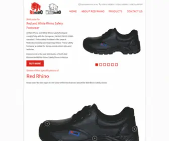 Redrhino.co.ke(Red Rhino Safety Shoe) Screenshot