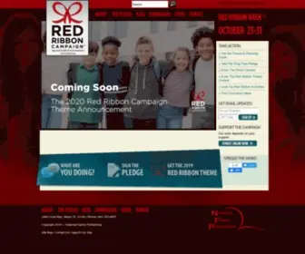 Redribbon.org(The Red Ribbon Campaign) Screenshot