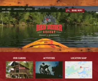 Redriderresort.com(Red Rider Resort) Screenshot