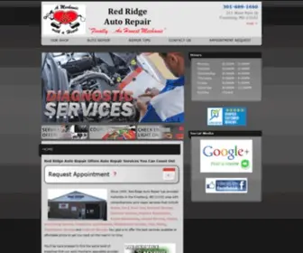 Redridgeauto.com(Red Ridge Auto Repair) Screenshot