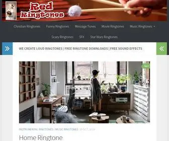 Redringtones.com(Red Ringtones) Screenshot
