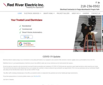 Redriverelectric.com(Electricians in Fargo ND) Screenshot