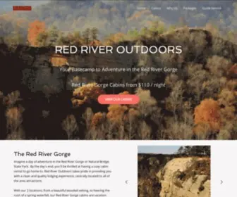 Redriveroutdoors.com(Red River Gorge Cabins) Screenshot