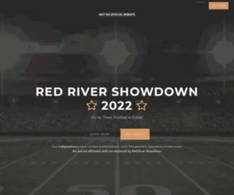 Redrivershowdown2021.com(Red River Showdown 2022 Tickets) Screenshot