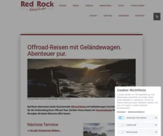 Redrockadventures.de(Offroad Reisen und Trainings mit Geländewagen) Screenshot