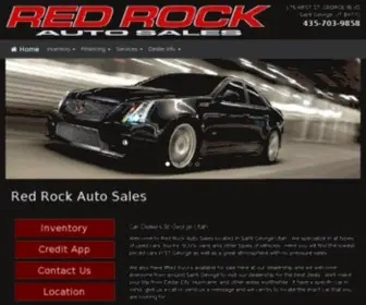 Redrockautosales.com(Used trucks St George Utah) Screenshot