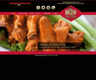 Redrockbarandgrill.net(REDROCK Bar & Grill) Screenshot