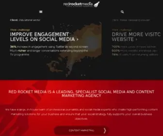 Redrocketmedia.co.uk(Content Marketing & Social Media Agency) Screenshot