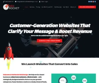 Redrocketwebdesign.co.uk(Red Rocket Web Design Ltd) Screenshot